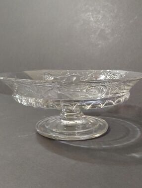 Vintage EAPG Dalzell, Gilmore & Leighton Company Cornicopia Low Footed Compote